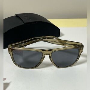 New SALT Tea Ray Transparent $500 Sunglasses Polarized Made in Japan
